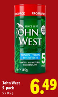 klik op dit plaatje voor een vergroting en voor vergelijkbare aanbiedingen gerelateerd aan ` 5 since john west tonijn thon wa pack natural high ` 5 since john west tonijn thon wa pack natural high