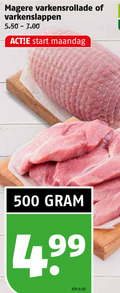 klik op dit plaatje voor een vergroting en voor vergelijkbare aanbiedingen gerelateerd aan ` 500 varkensrollade varkenslappen start maandag 4 99 kilo ` 500 varkensrollade varkenslappen start maandag 4 99 kilo