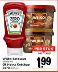 klik op dit plaatje voor een vergroting en voor vergelijkbare aanbiedingen gerelateerd aan ` satesaus tomatenketchup 100 400 heinz zero bunkers wijko ketchup ml stuk ` satesaus tomatenketchup 100 400 heinz zero bunkers wijko ketchup ml stuk