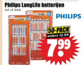 klik op dit plaatje voor een vergroting en voor vergelijkbare aanbiedingen gerelateerd aan ` batterijen 1 50 philips longlife aa aaa micro 1.5v pack elders `  batterijen 1 50 philips longlife aa aaa micro 1.5v pack elders