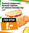 klik op dit plaatje voor een vergroting en voor vergelijkbare aanbiedingen gerelateerd aan ` focaccia pepperoni caprese calzone broodje kip stuk ` focaccia pepperoni caprese calzone broodje kip stuk