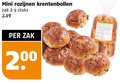 klik op dit plaatje voor een vergroting en voor vergelijkbare aanbiedingen gerelateerd aan ` 9 200 mini rozijnen krentenbollen zak stuks `  9 200 mini rozijnen krentenbollen zak stuks