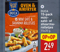 klik op dit plaatje voor een vergroting en voor vergelijkbare aanbiedingen gerelateerd aan ` 15 street food oven airfryer duca mini shoarma rolletjes pack ` 15 street food oven airfryer duca mini shoarma rolletjes pack