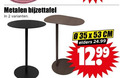 klik op dit plaatje voor een vergroting en voor vergelijkbare aanbiedingen gerelateerd aan ` 2 metalen bijzettafel cm elders `  2 metalen bijzettafel cm elders
