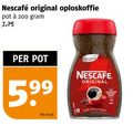 klik op dit plaatje voor een vergroting en voor vergelijkbare aanbiedingen gerelateerd aan ` oploskoffie 10 200 original pot 5 99 kilo nescafe ` oploskoffie 10 200 original pot 5 99 kilo nescafe