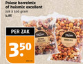 klik op dit plaatje voor een vergroting en voor vergelijkbare aanbiedingen gerelateerd aan ` noten 350 500 borrelmix huismix excellent zak kilo `  noten 350 500 borrelmix huismix excellent zak kilo