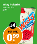 klik op dit plaatje voor een vergroting en voor vergelijkbare aanbiedingen gerelateerd aan ` wicky fruitdrink pak liter original aardbei ` wicky fruitdrink pak liter original aardbei