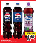 klik op dit plaatje voor een vergroting en voor vergelijkbare aanbiedingen gerelateerd aan ` cola frisdrank taste pepsi zero sugar hero cassis original since origina brew from fles liter stuk ` cola frisdrank taste pepsi zero sugar hero cassis original since origina brew from fles liter stuk