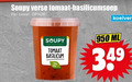 klik op dit plaatje voor een vergroting en voor vergelijkbare aanbiedingen gerelateerd aan ` soep 950 verse tomaat basilicumsoep beker soup with smile basilicum vers ml `  soep 950 verse tomaat basilicumsoep beker soup with smile basilicum vers ml