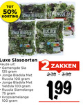 klik op dit plaatje voor een vergroting en voor vergelijkbare aanbiedingen gerelateerd aan ` rucola sla 2 50 100 jonge gemengde luxe slasoorten bladsla veldsla slamelange zakken 1 99 ` rucola sla 2 50 100 jonge gemengde luxe slasoorten bladsla veldsla slamelange zakken 1 99