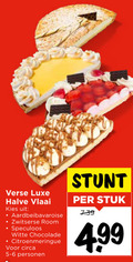 klik op dit plaatje voor een vergroting en voor vergelijkbare aanbiedingen gerelateerd aan ` verse luxe halve vlaai aardbeienbavaroise zwitserse room speculoos witte chocolade circa personen stuk ` verse luxe halve vlaai aardbeienbavaroise zwitserse room speculoos witte chocolade circa personen stuk