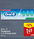klik op dit plaatje voor een vergroting en voor vergelijkbare aanbiedingen gerelateerd aan ` with active fluoride 75ml oral b anti white fresh mint tandpasta 1-2-3 ml ` with active fluoride 75ml oral b anti white fresh mint tandpasta 1-2-3 ml