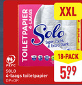 klik op dit plaatje voor een vergroting en voor vergelijkbare aanbiedingen gerelateerd aan ` toiletpapier 4 18 140 xxl solo super zacht bollen pack ` toiletpapier 4 18 140 xxl solo super zacht bollen pack
