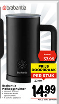klik op dit plaatje voor een vergroting en voor vergelijkbare aanbiedingen gerelateerd aan ` melkopschuimer 2 4 300 brabantia inhoud ml warm opschuimen standen kruidvat doorbraak stuk stuks `  melkopschuimer 2 4 300 brabantia inhoud ml warm opschuimen standen kruidvat doorbraak stuk stuks