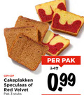 klik op dit plaatje voor een vergroting en voor vergelijkbare aanbiedingen gerelateerd aan ` 3 cakeplakken speculaas red velvet pak stuks 99 ` 3 cakeplakken speculaas red velvet pak stuks 99