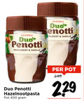 klik op dit plaatje voor een vergroting en voor vergelijkbare aanbiedingen gerelateerd aan ` hazelnootpasta 400 originale duo penotti hazelnoot vanille lenotti pot `  hazelnootpasta 400 originale duo penotti hazelnoot vanille lenotti pot