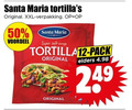 klik op dit plaatje voor een vergroting en voor vergelijkbare aanbiedingen gerelateerd aan ` tortilla 50 santa maria original xxl voordeel super soft wrap pack elders `  tortilla 50 santa maria original xxl voordeel super soft wrap pack elders
