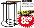 klik op dit plaatje voor een vergroting en voor vergelijkbare aanbiedingen gerelateerd aan ` bijzettafel 2 24 kleuren zwart metalen frame mdf houten blad cm elders `  bijzettafel 2 24 kleuren zwart metalen frame mdf houten blad cm elders