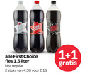klik op dit plaatje voor een vergroting en voor vergelijkbare aanbiedingen gerelateerd aan ` cola 1 2 choice fles liter regular stuks ` cola 1 2 choice fles liter regular stuks