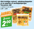 klik op dit plaatje voor een vergroting en voor vergelijkbare aanbiedingen gerelateerd aan ` 2 100 500 mini krieltjes naturel opbakaardappelen ui paprika aardappelpartjes toscaanse stijl zakken dubbel aardappel voordeel partjes opbak aardappelen ` 2 100 500 mini krieltjes naturel opbakaardappelen ui paprika aardappelpartjes toscaanse stijl zakken dubbel aardappel voordeel partjes opbak aardappelen