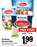 klik op dit plaatje voor een vergroting en voor vergelijkbare aanbiedingen gerelateerd aan ` galbani mozzarella maxi mini stuk bufala pak 125-200 ` galbani mozzarella maxi mini stuk bufala pak 125-200