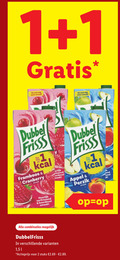 klik op dit plaatje voor een vergroting en voor vergelijkbare aanbiedingen gerelateerd aan ` fruitdrank 1 2 100 dubbel frisss framboos cranberry appel perzik end verfrissend boordevol combinaties dubbelfrisss 5 actieprijs stuks `  fruitdrank 1 2 100 dubbel frisss framboos cranberry appel perzik end verfrissend boordevol combinaties dubbelfrisss 5 actieprijs stuks