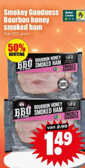 klik op dit plaatje voor een vergroting en voor vergelijkbare aanbiedingen gerelateerd aan ` 50 100 smokey goodness bourbon honey smoked ham pak bbq brood beter leven cherry ` 50 100 smokey goodness bourbon honey smoked ham pak bbq brood beter leven cherry