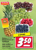 klik op dit plaatje voor een vergroting en voor vergelijkbare aanbiedingen gerelateerd aan ` blauwe bessen druiven ananas frambozen 2 500 monte gold stuk schaal witte rode stuks ` blauwe bessen druiven ananas frambozen 2 500 monte gold stuk schaal witte rode stuks