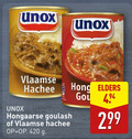 klik op dit plaatje voor een vergroting en voor vergelijkbare aanbiedingen gerelateerd aan ` unox vlaamse hachee hongaarse goulash elders ` unox vlaamse hachee hongaarse goulash elders