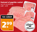 klik op dit plaatje voor een vergroting en voor vergelijkbare aanbiedingen gerelateerd aan ` pastrami 100 gegrilde rosbief versafdeling 2 99 kilo ` pastrami 100 gegrilde rosbief versafdeling 2 99 kilo