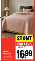 klik op dit plaatje voor een vergroting en voor vergelijkbare aanbiedingen gerelateerd aan ` velvet bedsprei cm kleuren creme groen roze stuk ` velvet bedsprei cm kleuren creme groen roze stuk