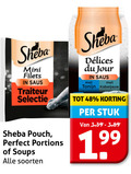 klik op dit plaatje voor een vergroting en voor vergelijkbare aanbiedingen gerelateerd aan ` kattenvoer 48 sheba mini filets saus traiteur pouch portions soups soorten du jour tonijn kabeljauw stuk ` kattenvoer 48 sheba mini filets saus traiteur pouch portions soups soorten du jour tonijn kabeljauw stuk