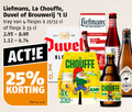 klik op dit plaatje voor een vergroting en voor vergelijkbare aanbiedingen gerelateerd aan ` liefmans la chouffe brouwerij t ij duvel speciaalbieren 4 25 33 65 tray flesje liter v.a. fruitesse 4x blonde wit ` liefmans la chouffe brouwerij t ij duvel speciaalbieren 4 25 33 65 tray flesje liter v.a. fruitesse 4x blonde wit