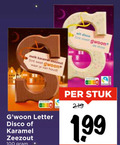klik op dit plaatje voor een vergroting en voor vergelijkbare aanbiedingen gerelateerd aan ` chocoladeletter 100 melk karamel zeezout sint gwoon wit disco letter stuk 1 99 ` chocoladeletter 100 melk karamel zeezout sint gwoon wit disco letter stuk 1 99