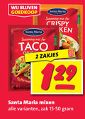 klik op dit plaatje voor een vergroting en voor vergelijkbare aanbiedingen gerelateerd aan ` santa maria maaltijdmix 2 10 seasoning mix for taco crispy zakjes mixen zak ` santa maria maaltijdmix 2 10 seasoning mix for taco crispy zakjes mixen zak