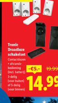 klik op dit plaatje voor een vergroting en voor vergelijkbare aanbiedingen gerelateerd aan ` 3 5 tronic draadloze schakelset contactdozen afstands bediening batterij delig buiten binnen ` 3 5 tronic draadloze schakelset contactdozen afstands bediening batterij delig buiten binnen