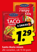 klik op dit plaatje voor een vergroting en voor vergelijkbare aanbiedingen gerelateerd aan ` 2 10 santa maria mix for taco origin seasoning crispy zakjes mixen zak ` 2 10 santa maria mix for taco origin seasoning crispy zakjes mixen zak