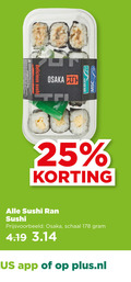 klik op dit plaatje voor een vergroting en voor vergelijkbare aanbiedingen gerelateerd aan ` 6 25 178 sushi osaka schaal plus.nl ` 6 25 178 sushi osaka schaal plus.nl