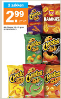klik op dit plaatje voor een vergroting en voor vergelijkbare aanbiedingen gerelateerd aan ` zoutjes 2 zakken cheetos hot original score goals cheese flavour big to cheeta nutri nibbit sticks tri rings ` zoutjes 2 zakken cheetos hot original score goals cheese flavour big to cheeta nutri nibbit sticks tri rings