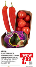 klik op dit plaatje voor een vergroting en voor vergelijkbare aanbiedingen gerelateerd aan ` puntpaprika tomaten avocado 1 2 500 750 pruimtomaten eetrijpe zak schaal stuks stuk biologisch ` puntpaprika tomaten avocado 1 2 500 750 pruimtomaten eetrijpe zak schaal stuks stuk biologisch