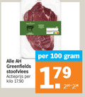 klik op dit plaatje voor een vergroting en voor vergelijkbare aanbiedingen gerelateerd aan ` 100 greenfields stoofvlees actieprijs kilo ` 100 greenfields stoofvlees actieprijs kilo