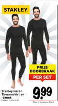klik op dit plaatje voor een vergroting en voor vergelijkbare aanbiedingen gerelateerd aan ` 2 stanley heren thermoshirt broek maten xxl doorbraak 9 99 stuks ` 2 stanley heren thermoshirt broek maten xxl doorbraak 9 99 stuks