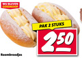 klik op dit plaatje voor een vergroting en voor vergelijkbare aanbiedingen gerelateerd aan ` 2 roombroodjes pak stuks ` 2 roombroodjes pak stuks
