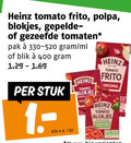 klik op dit plaatje voor een vergroting en voor vergelijkbare aanbiedingen gerelateerd aan ` 400 heinz tomato frito blokjes gezeefde tomaten pak ml blik stuk kilo v.a. original ` 400 heinz tomato frito blokjes gezeefde tomaten pak ml blik stuk kilo v.a. original