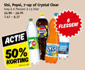 klik op dit plaatje voor een vergroting en voor vergelijkbare aanbiedingen gerelateerd aan ` 6 7 50 sisi pepsi up crystal clear tray flessen liter v.a. keren ` 6 7 50 sisi pepsi up crystal clear tray flessen liter v.a. keren