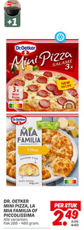 klik op dit plaatje voor een vergroting en voor vergelijkbare aanbiedingen gerelateerd aan ` 4 1 dr.oetker mini pizza salame 3x for sharing mia familia cheese new recipe stone crispy outside dr oetker la piccolissima pak stuk ` 4 1 dr.oetker mini pizza salame 3x for sharing mia familia cheese new recipe stone crispy outside dr oetker la piccolissima pak stuk