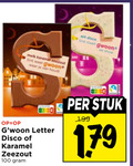 klik op dit plaatje voor een vergroting en voor vergelijkbare aanbiedingen gerelateerd aan ` chocoladeletter 100 melk karamel zeezout sint gwoon letter disco wit steelt show stuk ` chocoladeletter 100 melk karamel zeezout sint gwoon letter disco wit steelt show stuk