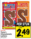 klik op dit plaatje voor een vergroting en voor vergelijkbare aanbiedingen gerelateerd aan ` chocoladeletter 180 chocolonely melk chocolat lait letters stuk 3.99 ` chocoladeletter 180 chocolonely melk chocolat lait letters stuk 3.99