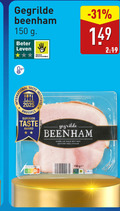 klik op dit plaatje voor een vergroting en voor vergelijkbare aanbiedingen gerelateerd aan ` beenham 150 gegrilde beter leven dieren bescherming taste brussels superior institute award ge ` beenham 150 gegrilde beter leven dieren bescherming taste brussels superior institute award ge