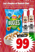 klik op dit plaatje voor een vergroting en voor vergelijkbare aanbiedingen gerelateerd aan ` 99 bugles danish chef nacho cheese naturel gekruid zak tube flavour spread ` 99 bugles danish chef nacho cheese naturel gekruid zak tube flavour spread